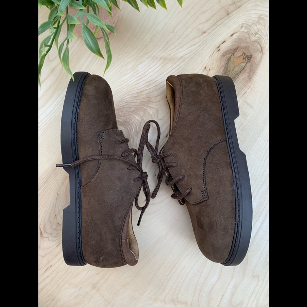 Jumping-Jacks boys brown dress shoes